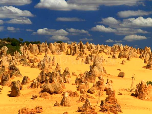 Unique Geographical Features of Western Australia's Pinnacles Desert